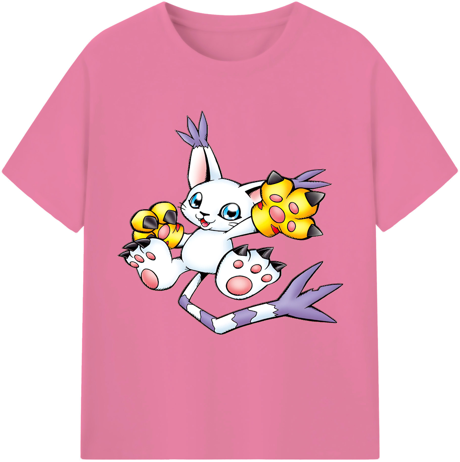 （画像用） Digimon デジタルモンスター/デジモン 綿100％半袖Tシャツ（フロントプリント）
